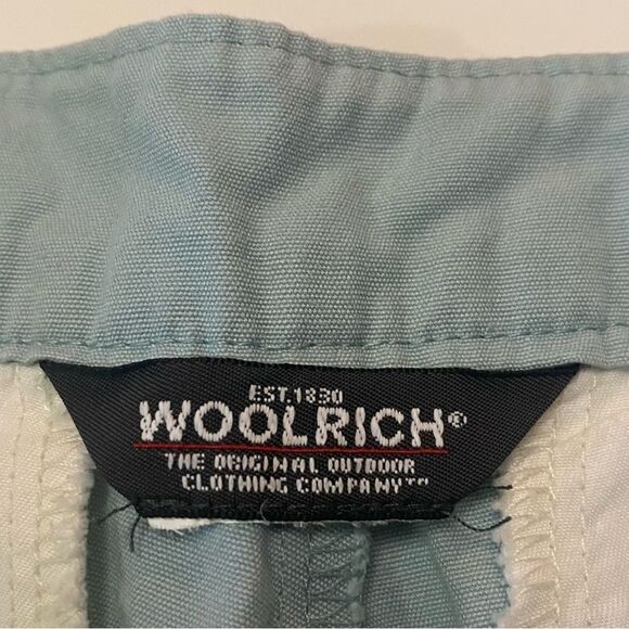 Woolrich Women's Powder Blue Capri Cropped Pants W/Pockets - Picture 7 of 12